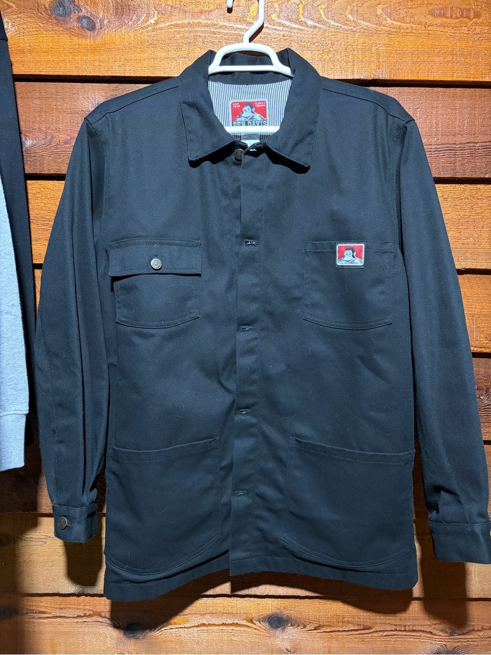 Ben Davis Men's Black Chore Coat